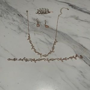 Rose gold accessories